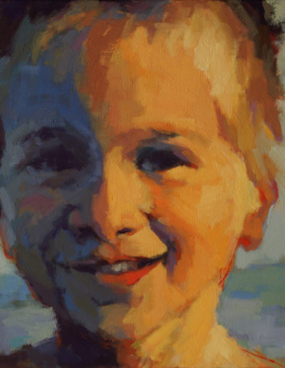 Susan Cook "Josiah" oil on canvas, 18x18